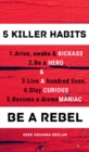 5 Killer Habits - Be a Rebel - Book