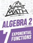 Summit Math Algebra 2 Book 7 : Exponential Functions - Book