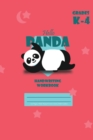 Hello Panda Primary Handwriting k-4 Workbook, 51 Sheets, 6 x 9 Inch Pink Cover - Book