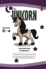 My Unicorn Primary Handwriting k-4 Workbook, 51 Sheets, 6 x 9 Inch Purple Cover - Book