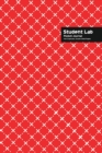 Student Lab Pocket Journal 6 x 9, 102 Sheets, Double Sided, Non Duplicate Quad Ruled Lines, (Red) - Book