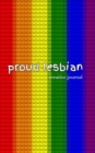 proud lesbian rainbow lego style creative Blank page Journal - Book