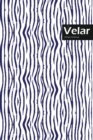 Velar Lifestyle, Animal Print, Write-in Notebook, Dotted Lines, Wide Ruled, Medium Size 6 x 9 Inch, 144 Sheets (Blue) - Book