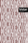 Velar Lifestyle, Animal Print, Write-in Notebook, Dotted Lines, Wide Ruled, Medium Size 6 x 9 Inch, 144 Sheets (Coffee) - Book
