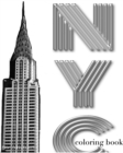 New York City chrysler building coloring sketch book : New York City chrysler building coloring sketch book - Book