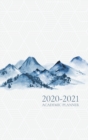 2020- 2021 Academic Planner : Watercolour Mountains - Book