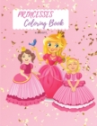 PRINCESSES Coloring Book : Activity Coloring Pages, For Girls, Beautiful Princess Designs, Pretty Pink Fun For Girls, +4 Age, Great Gift For Girls - Book