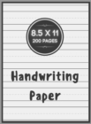 Handwriting Paper : 200 Writing Pages Blank Dotted Midline Hardcover - Book