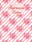 Sermon Notes : Special Edition-Color Interior-Sermon Notes Journal for Men and Women-Christian arts gifts-Scripture Notes and Prayer-Verse notebook - Book
