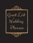 Guest List Wedding Planner : Black Elegant Wedding Guest Tracker, Planner List, List Names and Addresses, Wedding Planner - Book