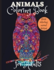Animals Coloring Book For Adults : Stress Relieving Designs to Color For Adults And Teens - Book