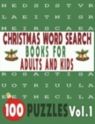 Christmas Word Search Books for Adults and Kids 100 Puzzles Vol.1 - Book