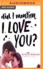 DID I MENTION I LOVE YOU - Book