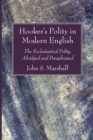 Hooker's Polity in Modern English - Book