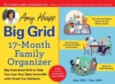 2024 Amy Knapp's Big Grid Family Organizer Wall Calendar : August 2023 - December 2024 - Book