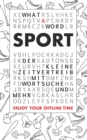 What A Word - Sport : Der kleine Zeitvertreib mit Wortsuche und mehr - Book