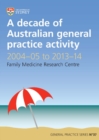 A Decade of Australian General Practice Activity 2004-05 to 2013-14 : General Practice Series No. 37 - Book