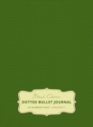 Large 8.5 x 11 Dotted Bullet Journal (Moss Green #14) Hardcover - 245 Numbered Pages - Book