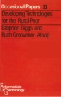 Developing Technologies for the Rural Poor - eBook