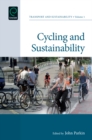 Cycling and Sustainability - Book