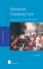 European Company Law : Organization, Finance and Capital Markets - Book