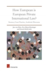 How European Is European Private International Law : Sources, Court Practice, Academic Discourse - Book