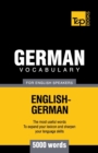 German vocabulary for English speakers - 5000 words - Book