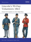 Lincoln’s 90-Day Volunteers 1861 : From Fort Sumter to First Bull Run - Book