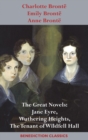Charlotte Bronte, Emily Bronte and Anne Bronte : The Great Novels: Jane Eyre, Wuthering Heights, and The Tenant of Wildfell Hall - Book