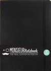 Monsieur Notebook - Real Leather A4 Black Sketch - Book