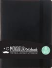 Monsieur Notebook Leather Journal - Black Sketch Small A6 - Book