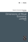 Dimensions of Ritual Economy - Book