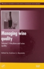 Managing Wine Quality - Book