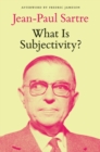 What Is Subjectivity? - Book