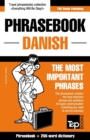 English-Danish phrasebook and 250-word mini dictionary - Book