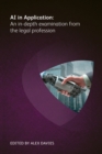 AI in Application : An in-depth examination from the legal profession - eBook