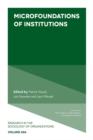 Microfoundations of Institutions - eBook