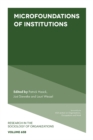 Microfoundations of Institutions - eBook