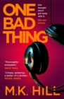 One Bad Thing - Book