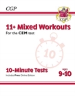 11+ CEM 10-Minute Tests: Mixed Workouts - Ages 9-10 (with Online Edition) - Book