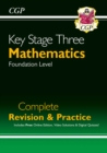 New KS3 Maths Complete Revision & Practice – Foundation (includes Online Edition, Videos & Quizzes) - Book