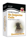 GCSE English - An Inspector Calls Revision Question Cards - Book