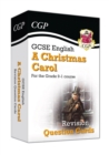 GCSE English - A Christmas Carol Revision Question Cards - Book