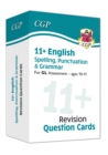 11+ GL Revision Question Cards: English Spelling, Punctuation & Grammar - Ages 10-11 - Book