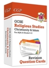 GCSE AQA A Religious Studies: Christianity & Islam Revision Question Cards: for the 2024 and 2025 exams - Book