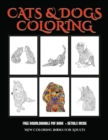 New Coloring Books for Adults (Cats and Dogs) : Advanced Coloring (Colouring) Books for Adults with 44 Coloring Pages: Cats and Dogs (Adult Colouring (Coloring) Books) - Book