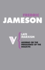 Late Marxism : Adorno, Or, the Persistence of the Dialectic - eBook
