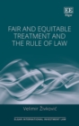 Fair and Equitable Treatment and the Rule of Law - eBook