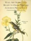 Wall Art Made Easy : Ready to Frame Vintage Audubon Prints Vol 4: 30 Beautiful Illustrations to Transform Your Home - Book