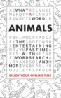 What A Word - Animals : The entertaining pastime with Wordsearch and more - Book